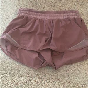 Pink Lululemon shorts